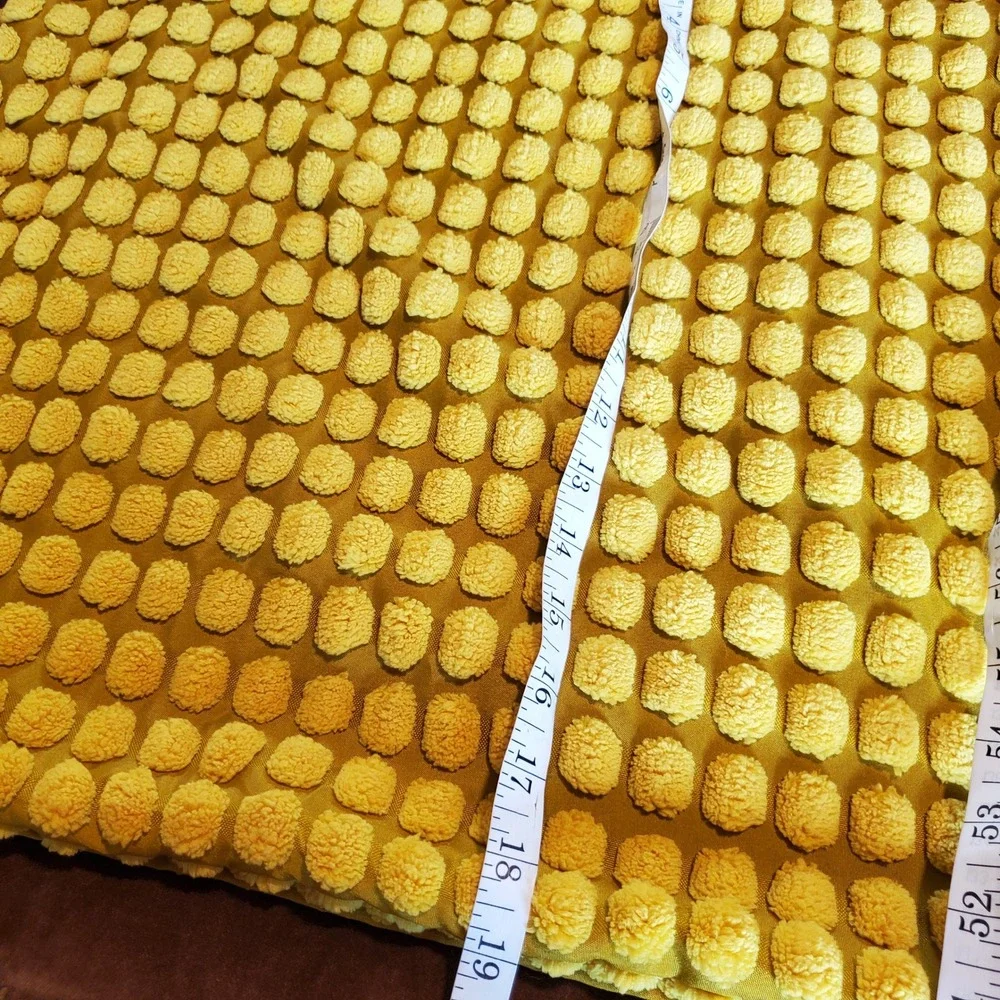 IKEA SVARTPOPPEL Mustard Yellow Popcorn Textured Cushion Cover 20x20 305.430.10